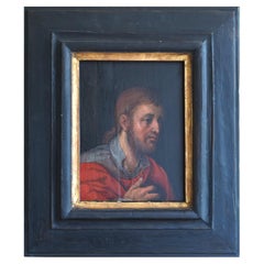 Girolamo da Treviso, San Rocco, antico dipinto su tavola