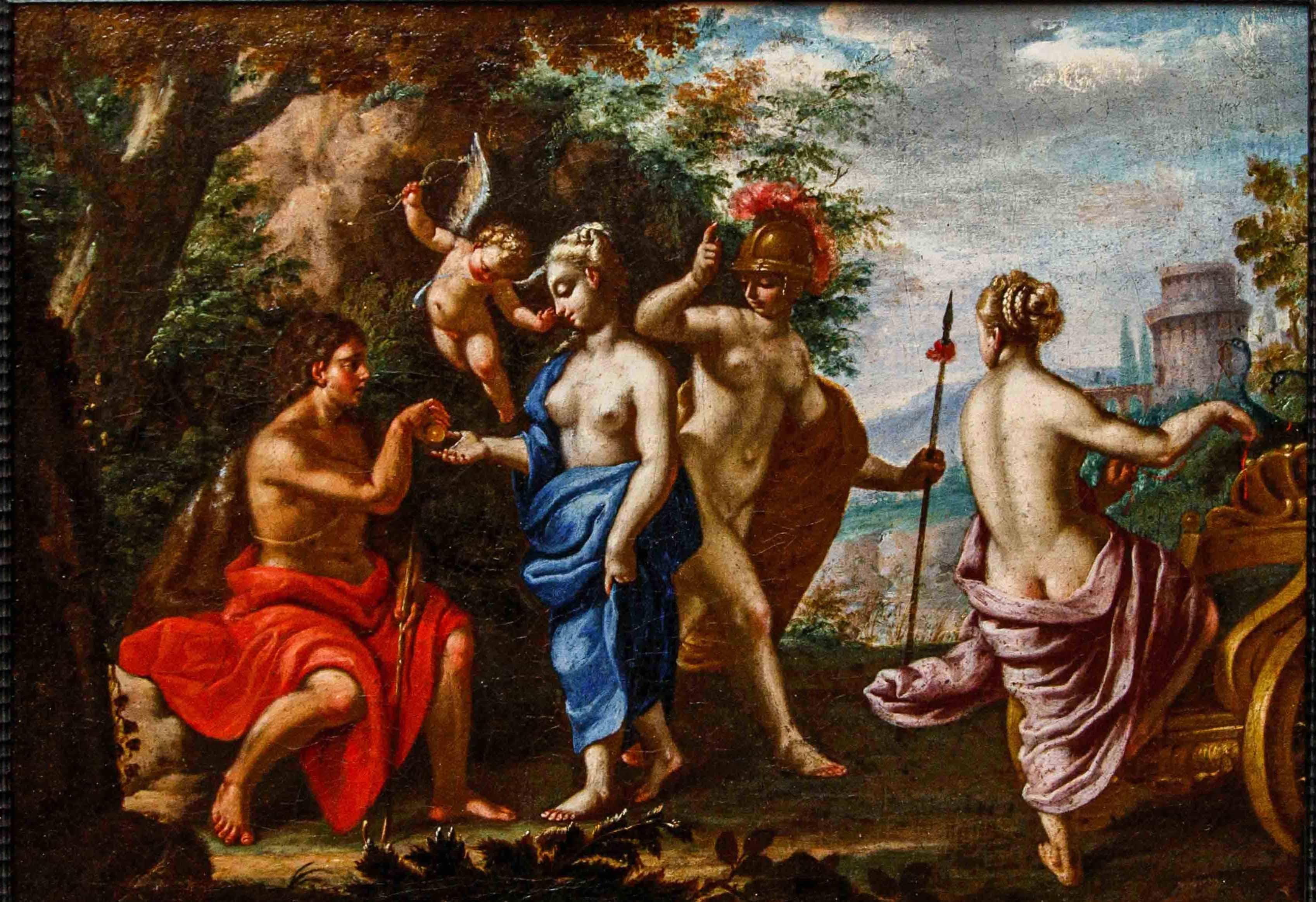 Girolamo Maria Pesci (Rome, 1679 - 1759),  The judgment of Paris For Sale 10