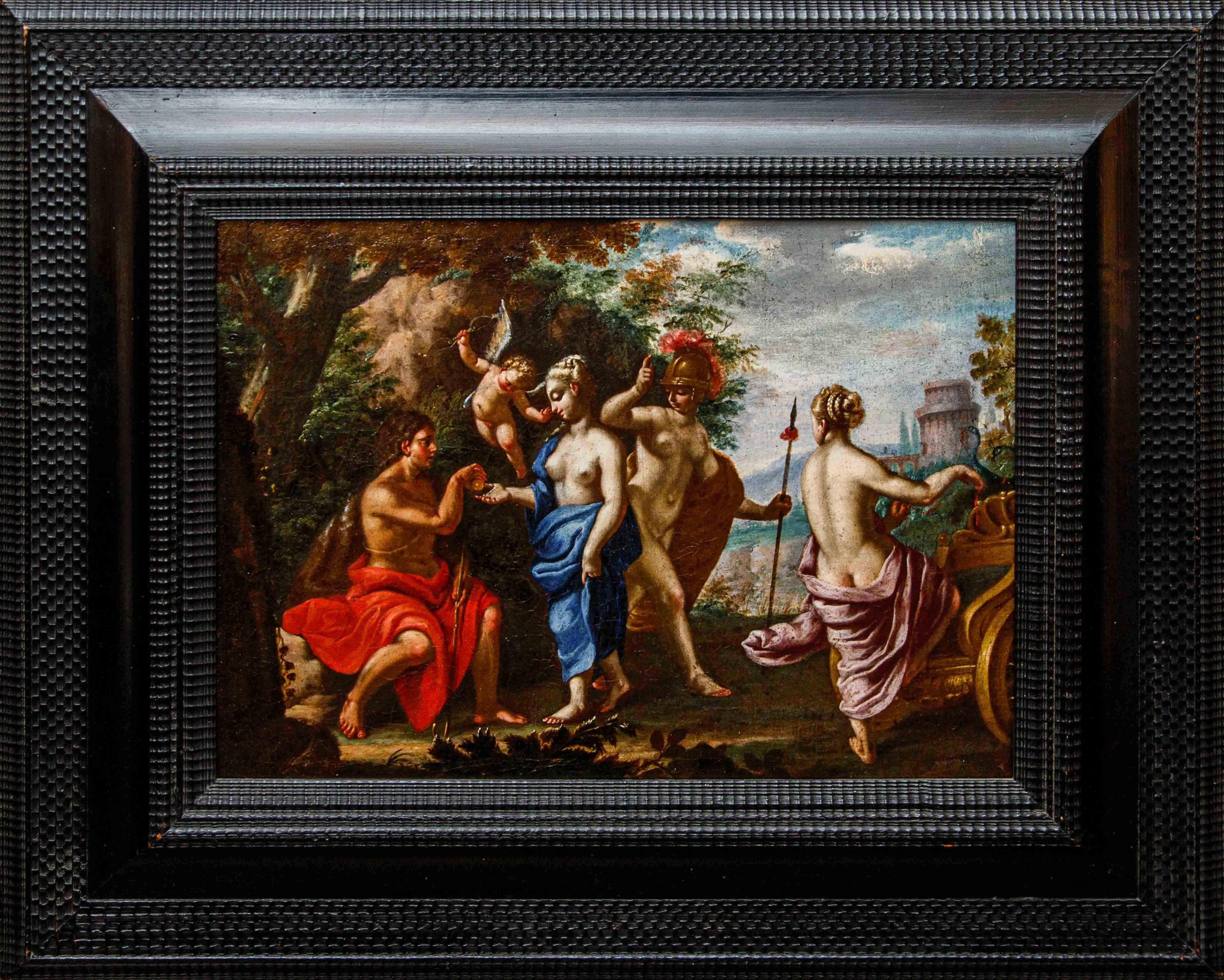 Girolamo Maria Pesci (Rom, 1679 - 1759),  Das Urteil von Paris