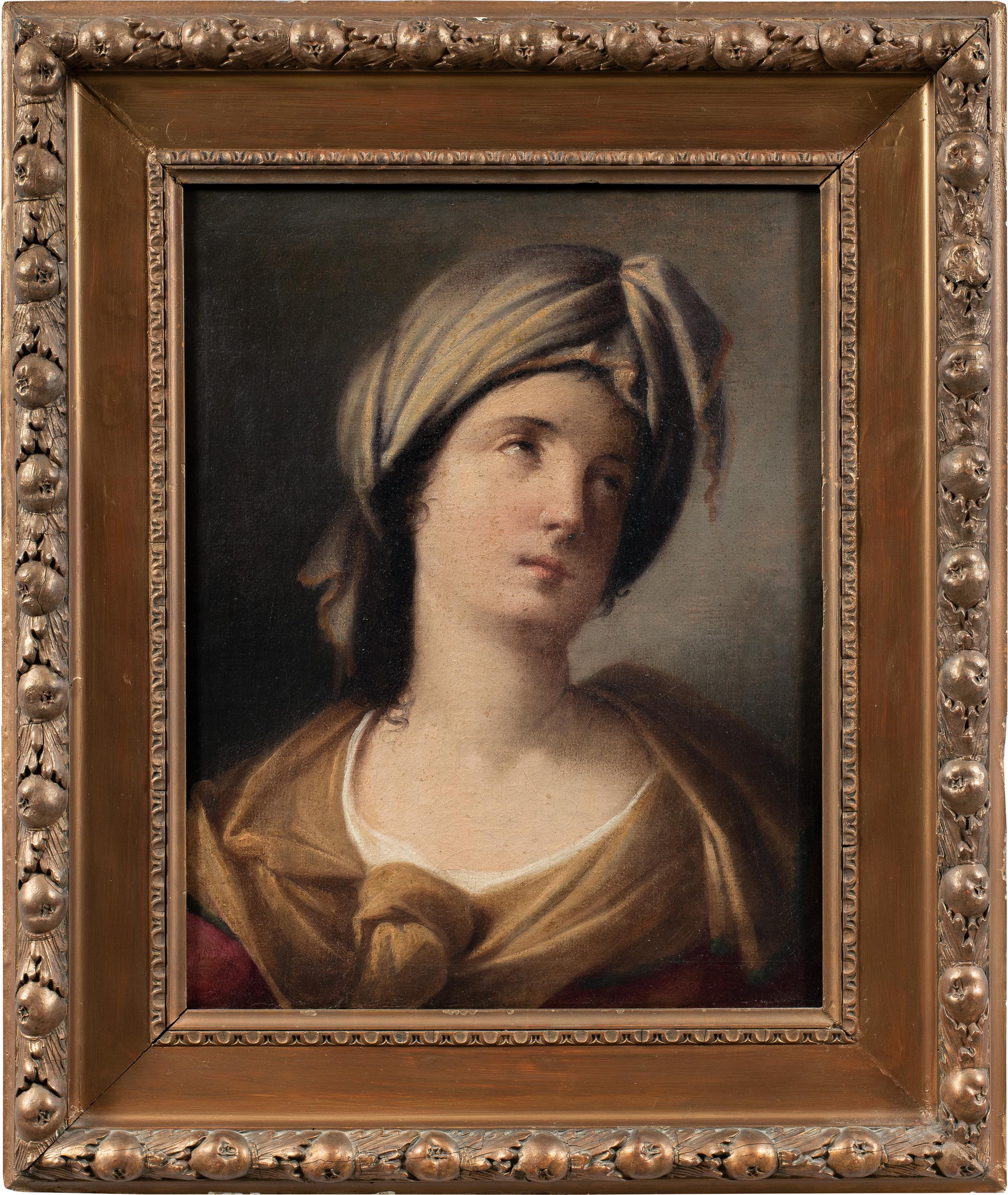 Girolamo Negri (Bolognese master)- 17th century  figure painting - Sybil