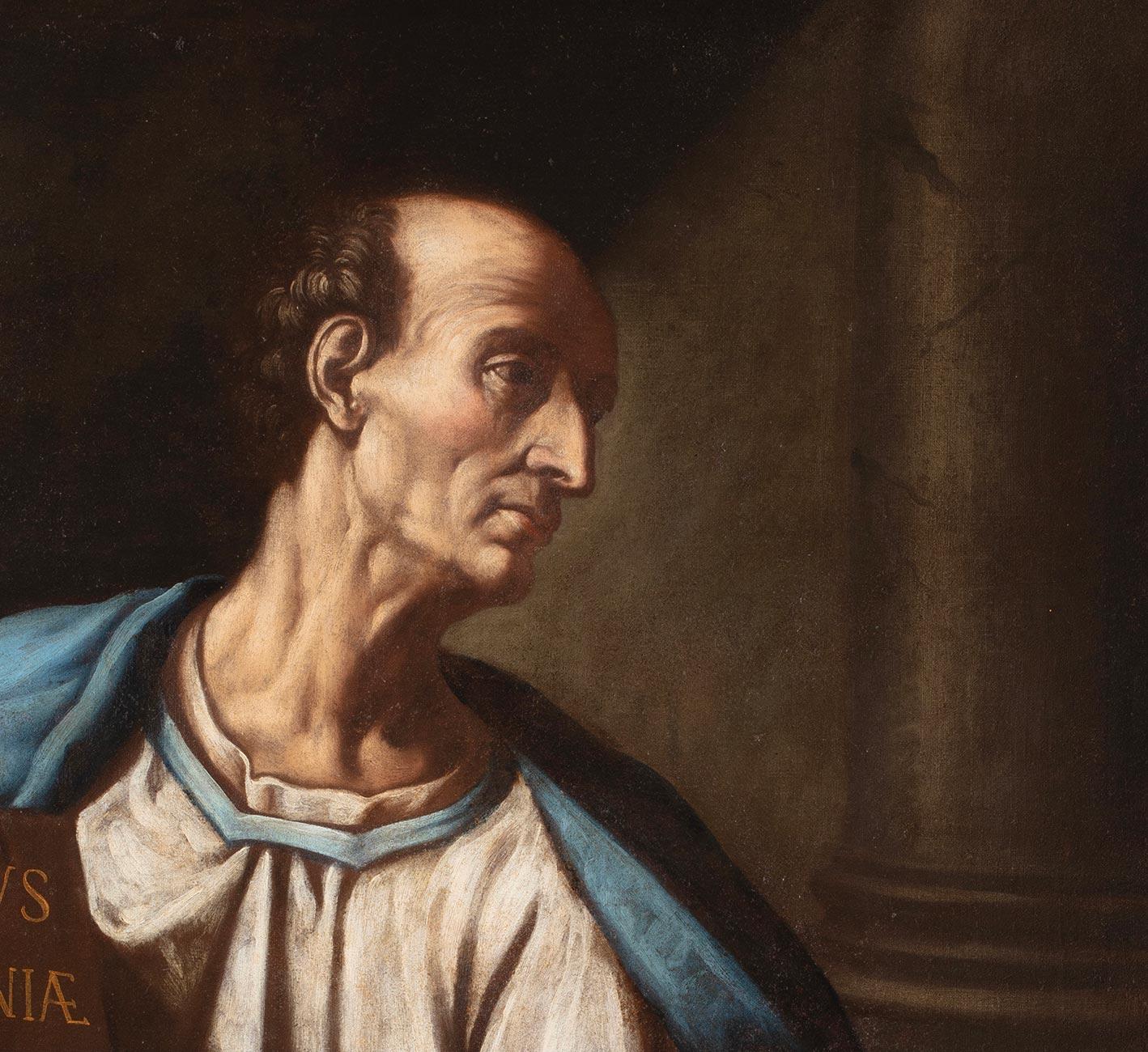 XVII secolo da Cerchia di Girolamo Troppa Il profeta Abacuc olio su tela 2
