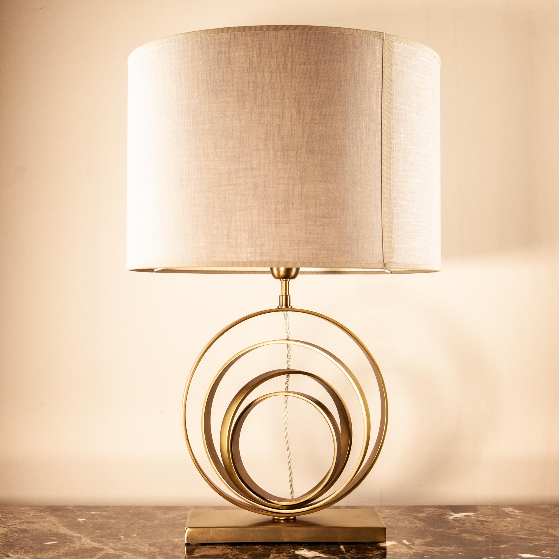 Girone Table Lamp, Florence Italy Italian Manufacturirng For Sale 4