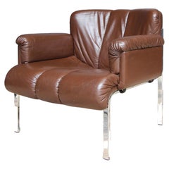 Girsberger Eurochair in Brown Leather