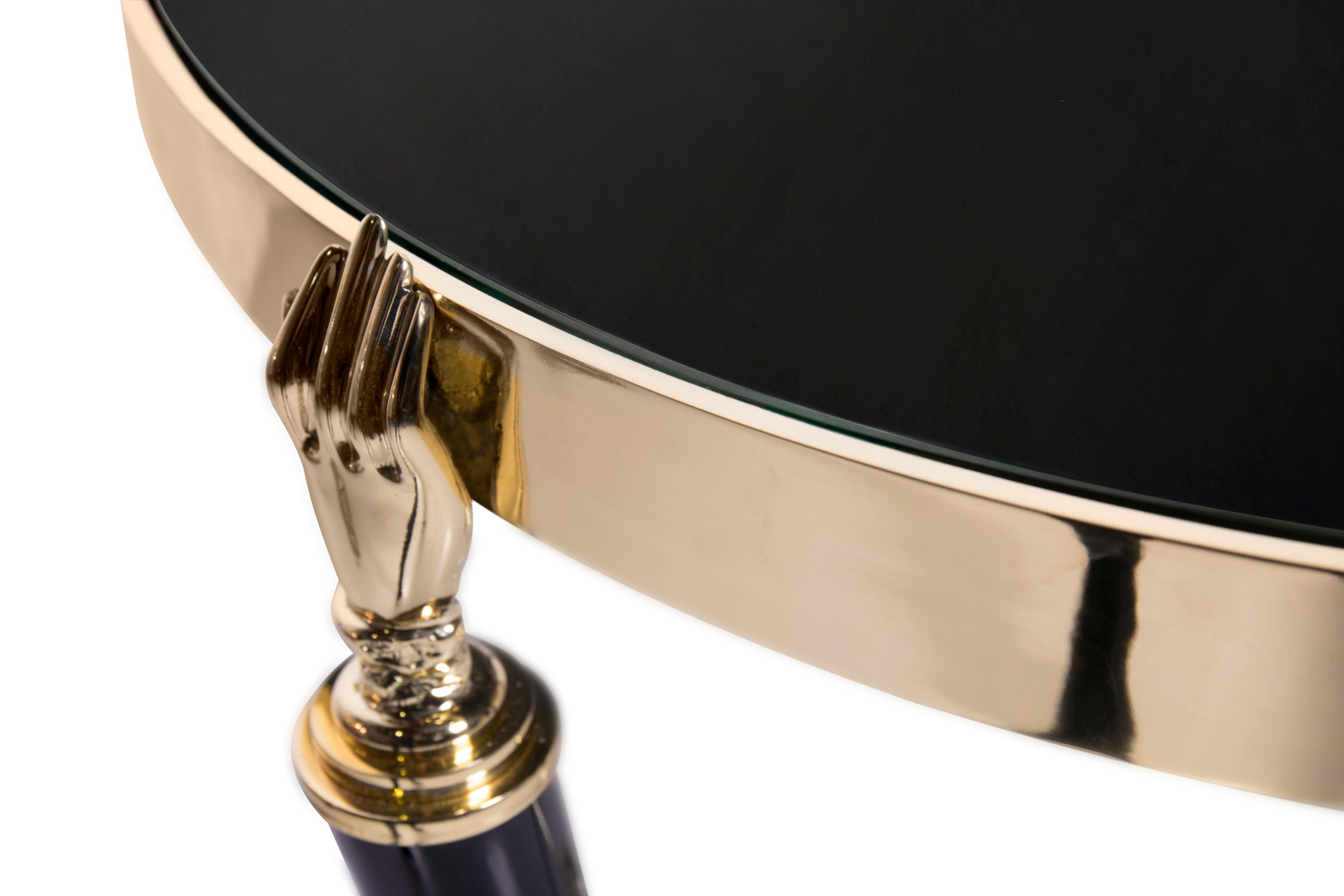 Portugais Table d'appoint en laque Gisele en vente