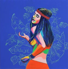 Free Spirit original acrylic painting