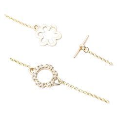 Bracciale Giselle Collection Amicizia in oro giallo 18kt con diamanti