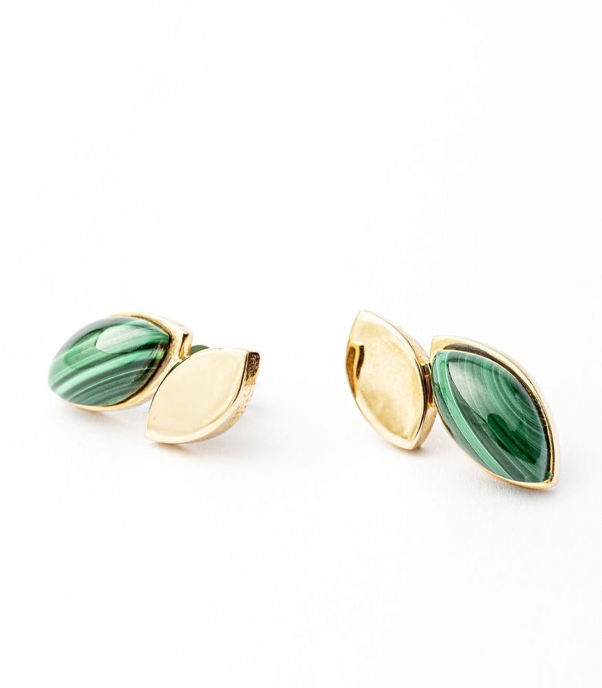 Giselle Collection Betulla 18kt Yellow Gold Stud Earrings with Malachite

Stud earrings in 18kt yellow gold with a unique and attractive design inspired by the leaves of the trees.

Trendy Jewel, very bright and embellished with a natural stone