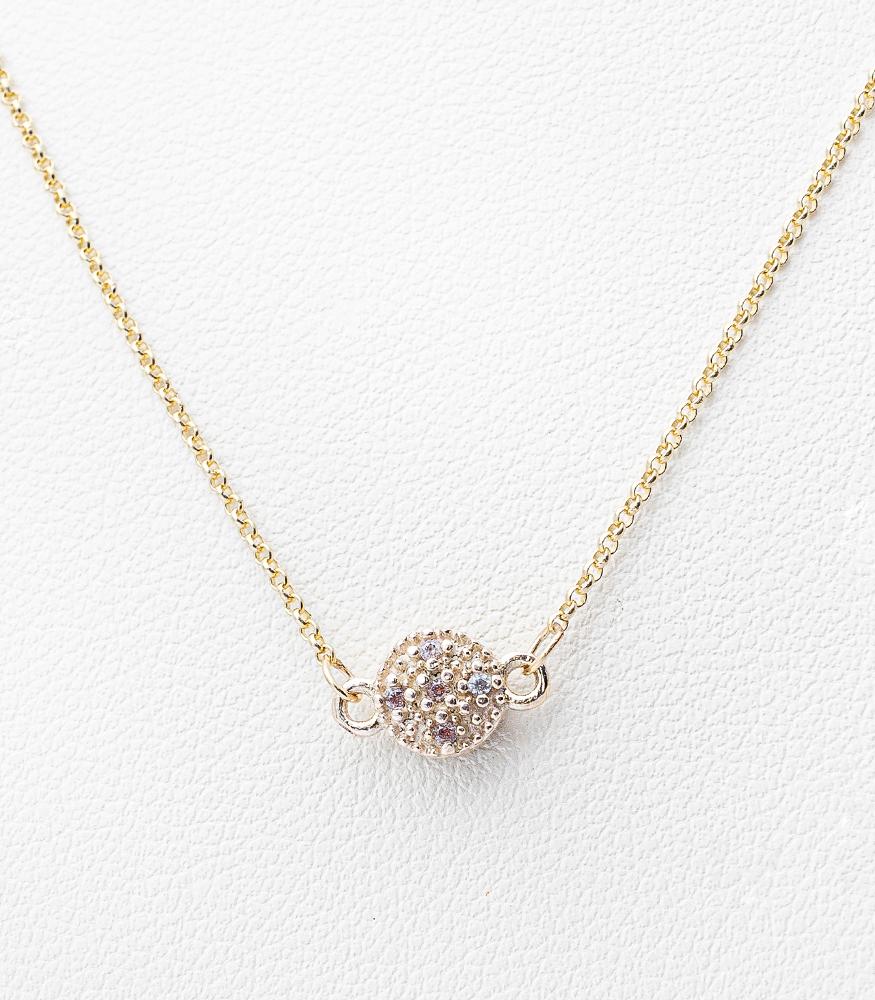 Giselle Collection Pleione 18kt Yellow and White Gold Choker Diamond Necklace In New Condition For Sale In GALLARATE, IT