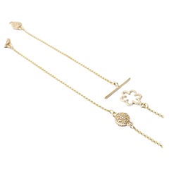 Collar Gargantilla Diamantes Pleione Oro Amarillo y Blanco 18kt Colección Giselle