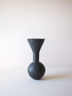 Giselle Hicks Contemporary Black Ceramic Vase, 2020