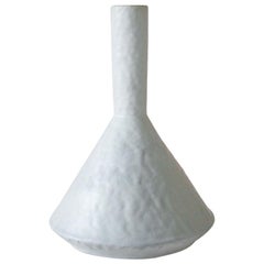 Giselle Hicks Contemporary Pale Grey Ceramic Bottle Vase, 2020