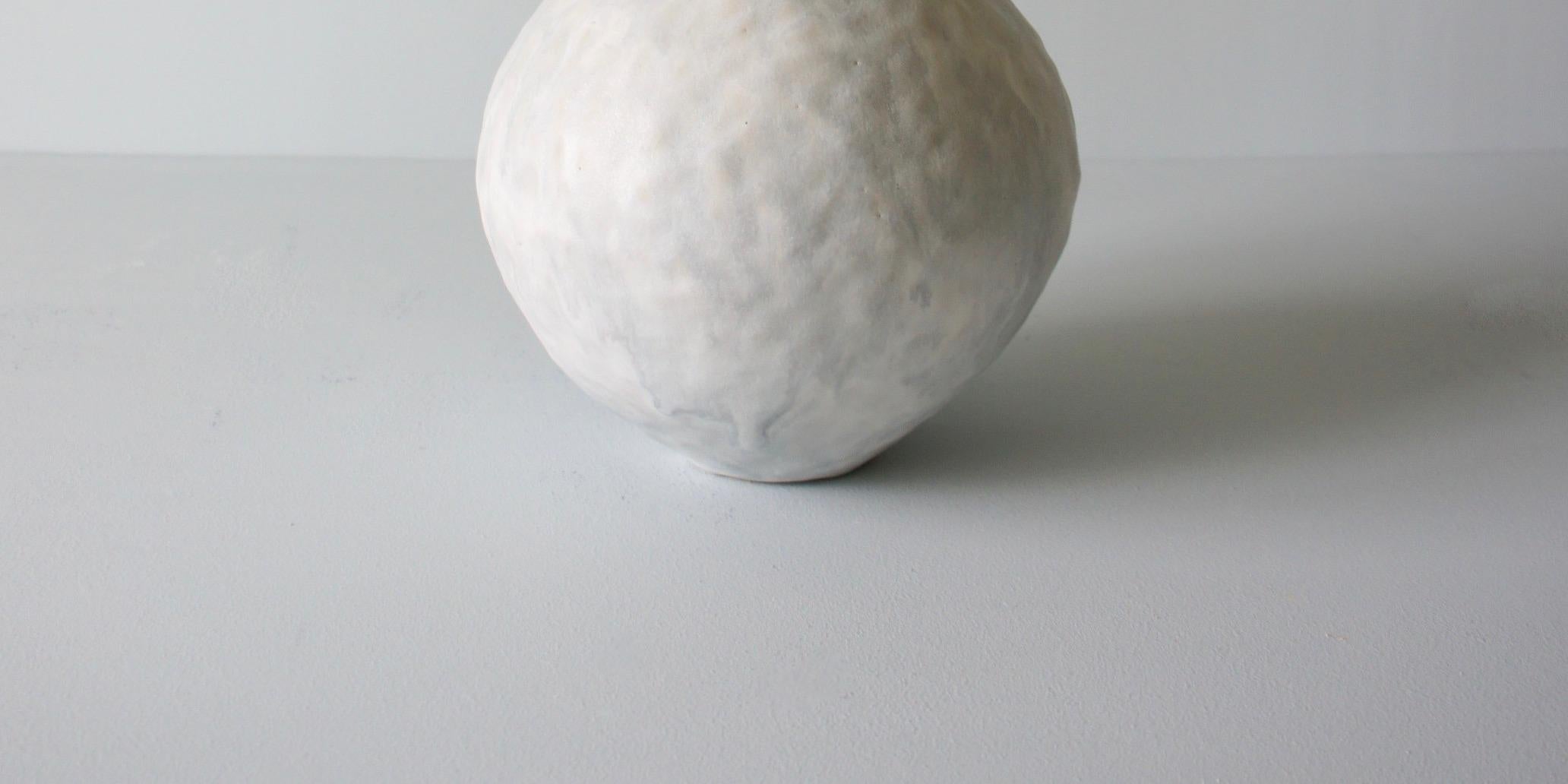Organic Modern Giselle Hicks Contemporary Pale Grey Ceramic Vase, 2019