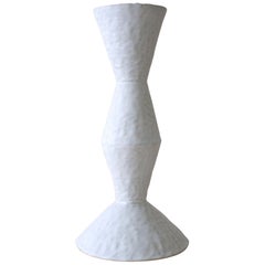 Giselle Hicks Contemporary White Ceramic Vase, 2019