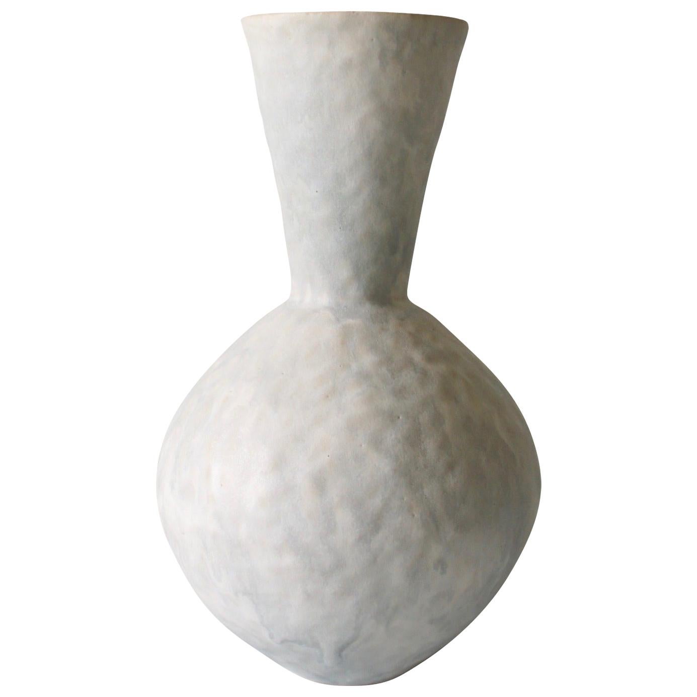 Giselle Hicks Contemporary Pale Grey Ceramic Vase, 2019
