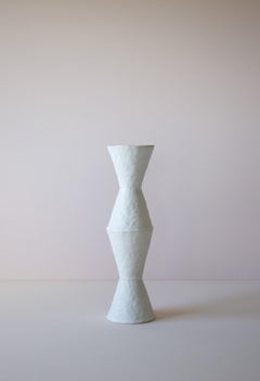 Giselle Hicks Contemporary White Ceramic Vase, 2020