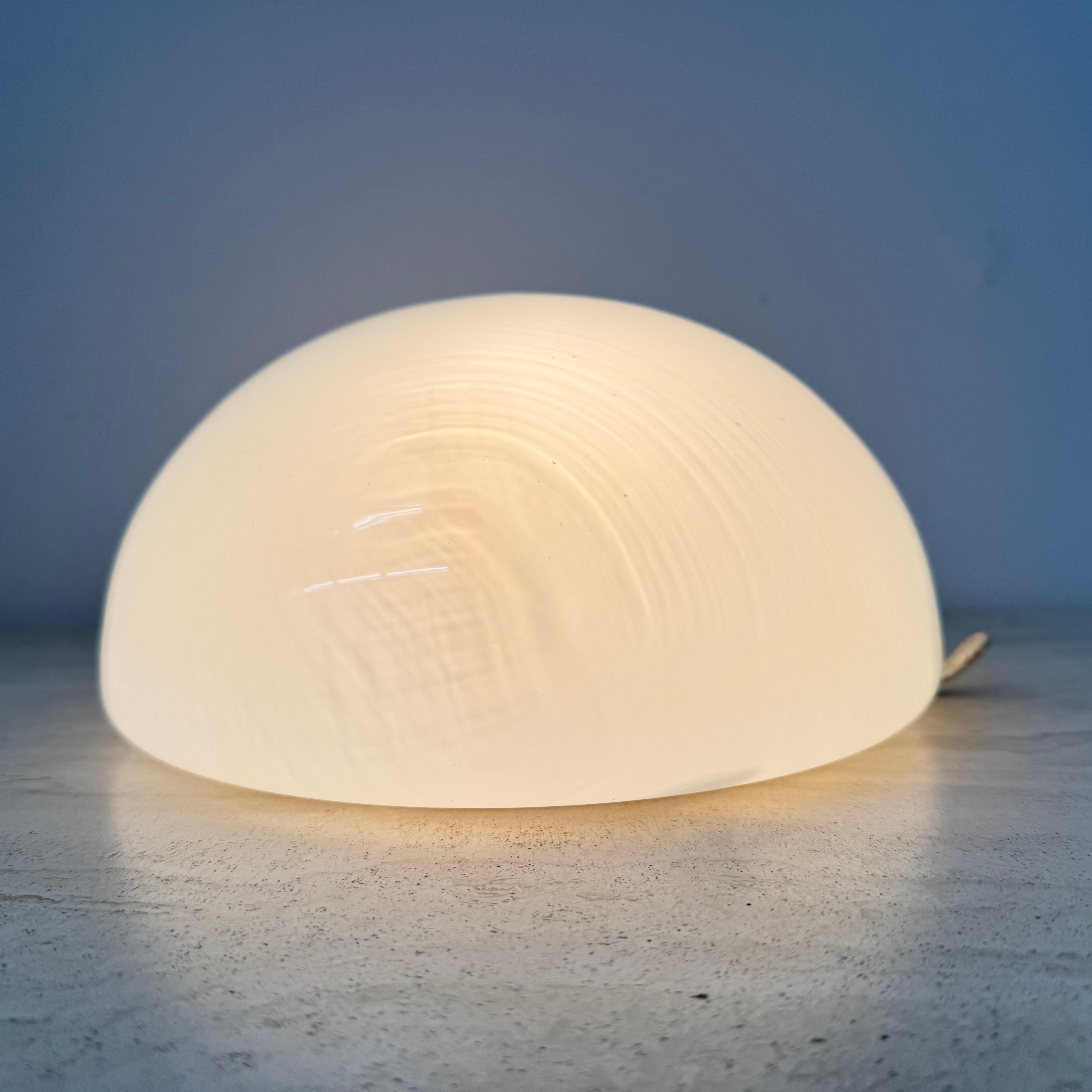 Lampada da soffitto Gispen Design olandese in vetro, anni '30 in vendita 3