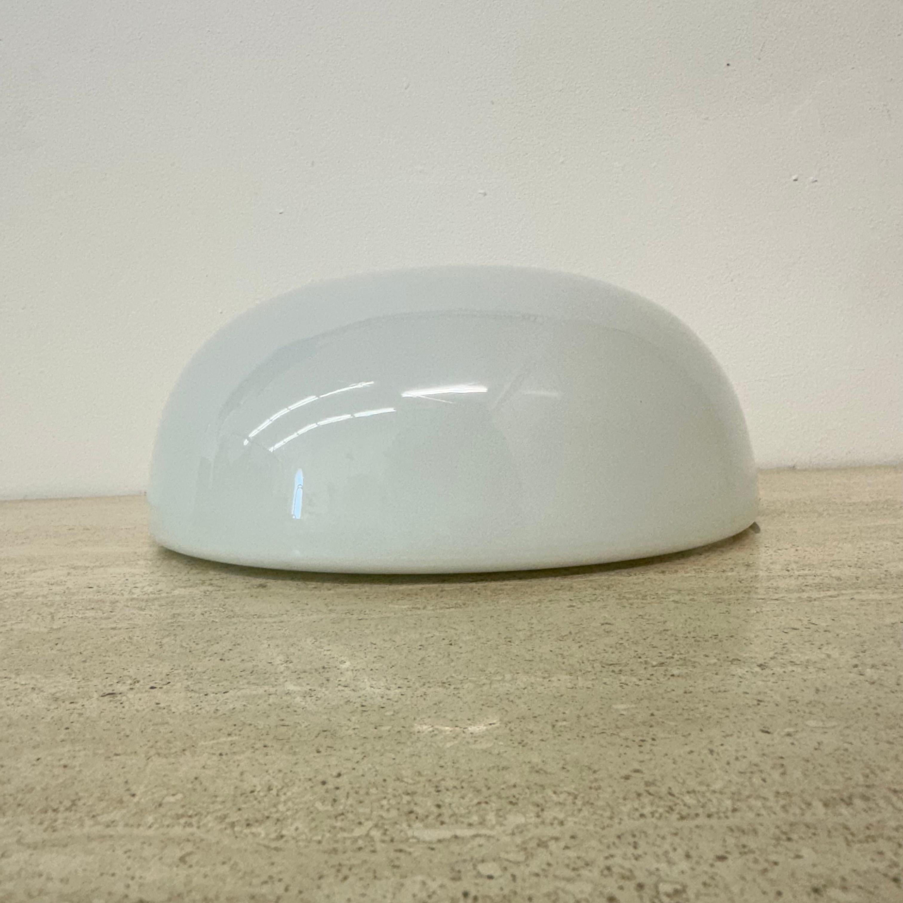 Mid-Century Modern Gispen ceiling lamp Dutch design glass, 1930’s For Sale