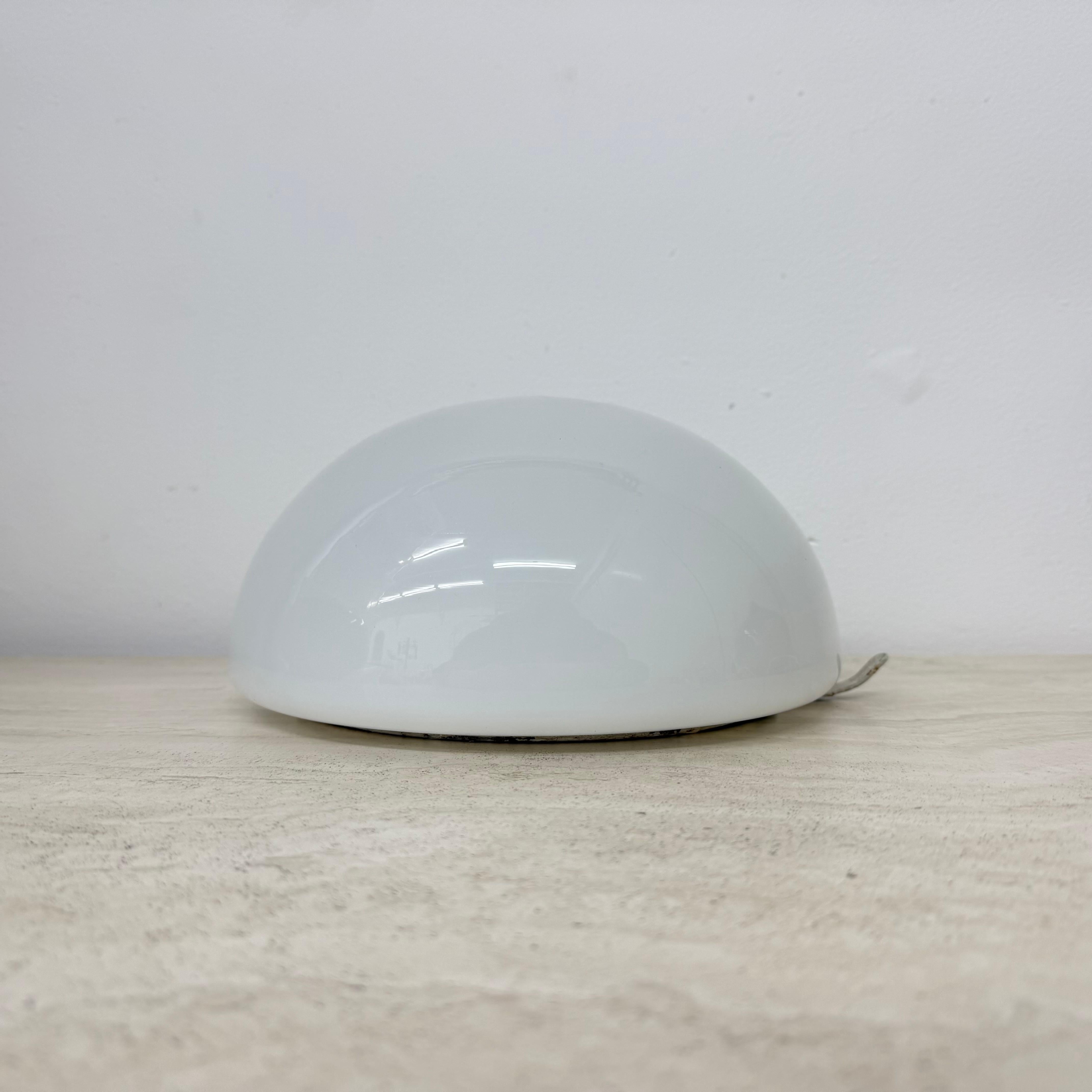 Vetro Lampada da soffitto Gispen Design olandese in vetro, anni '30 in vendita