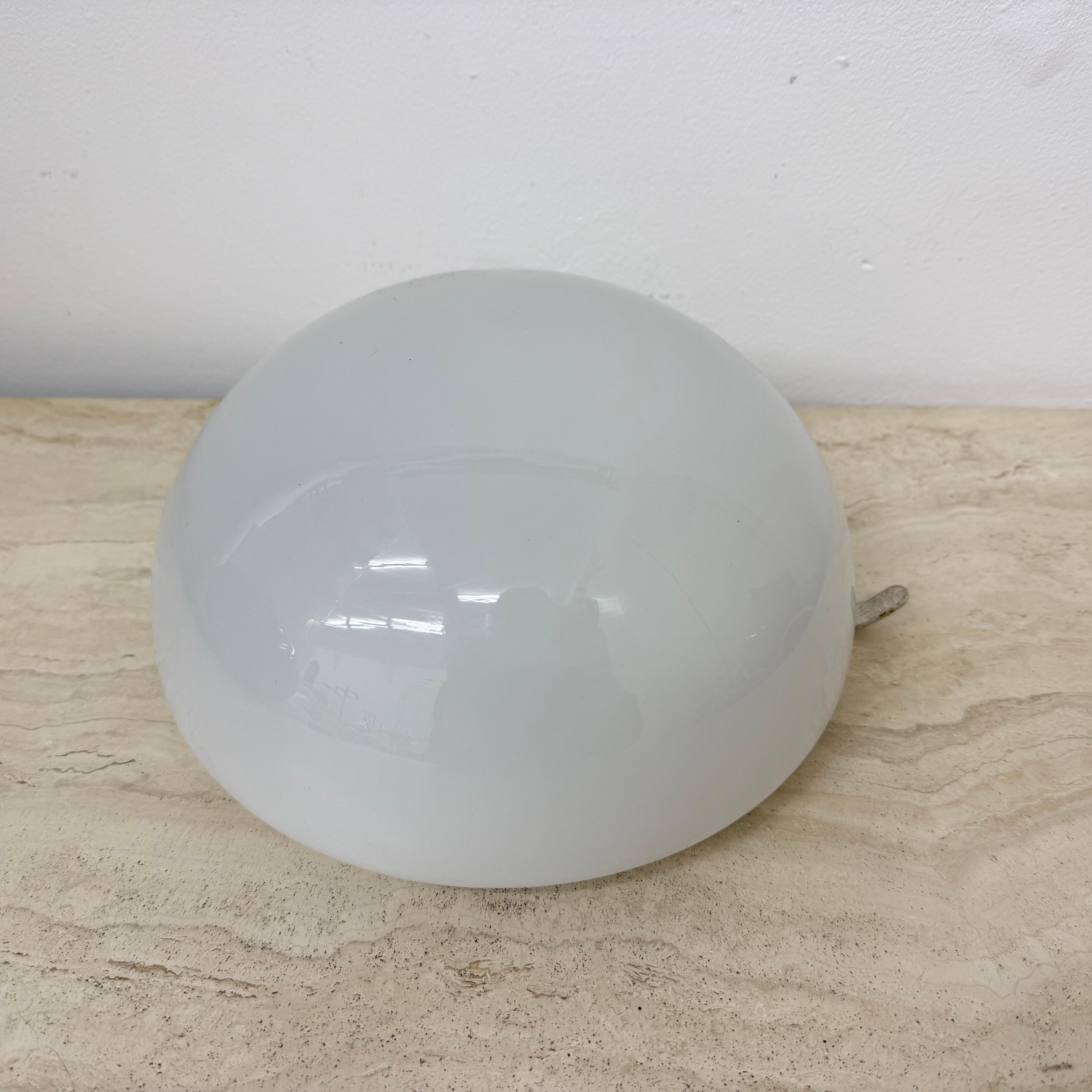 Lampada da soffitto Gispen Design olandese in vetro, anni '30 in vendita 2