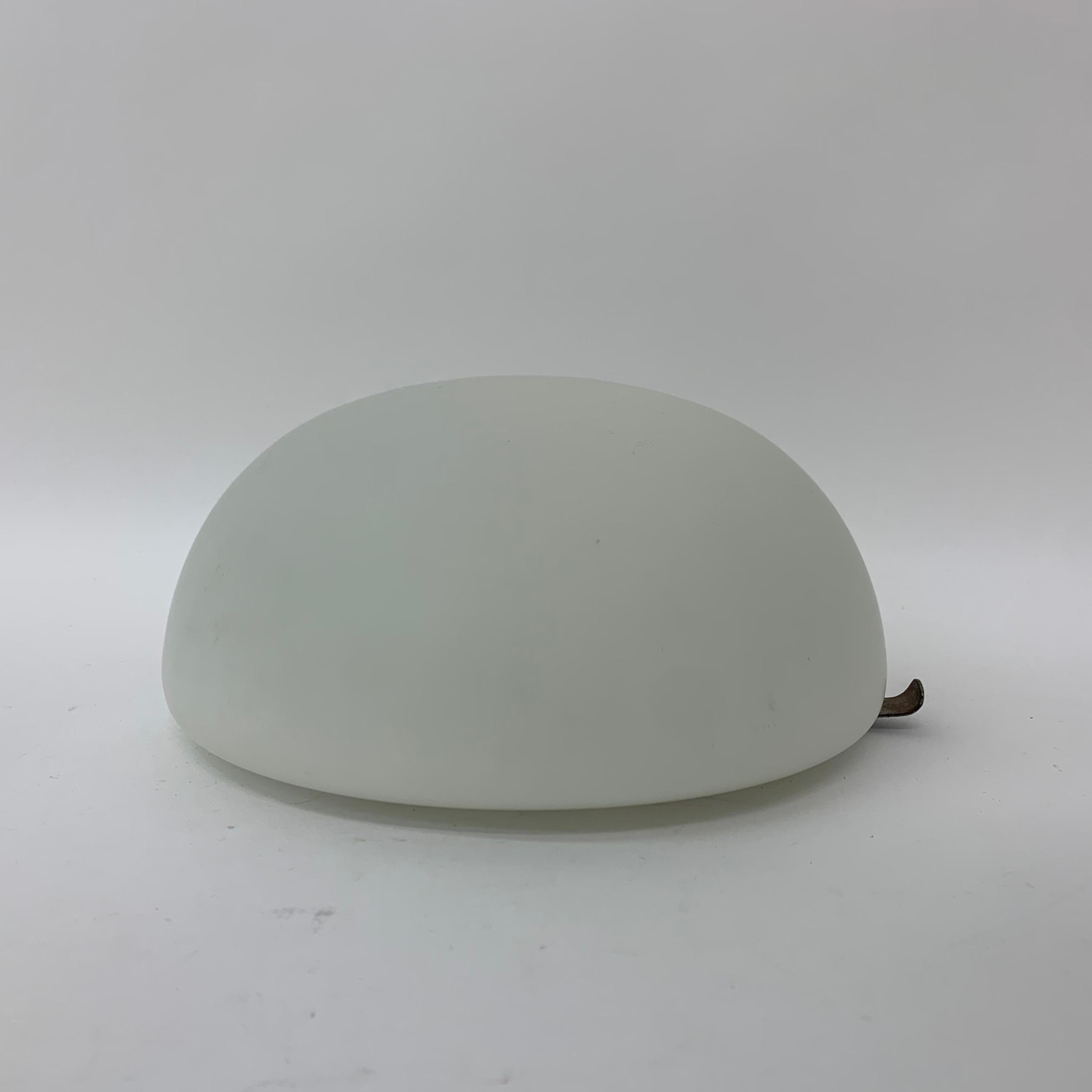 Mid-Century Modern Gispen Ceiling Lamp Dutch Design Matte Glass, 1930s For Sale