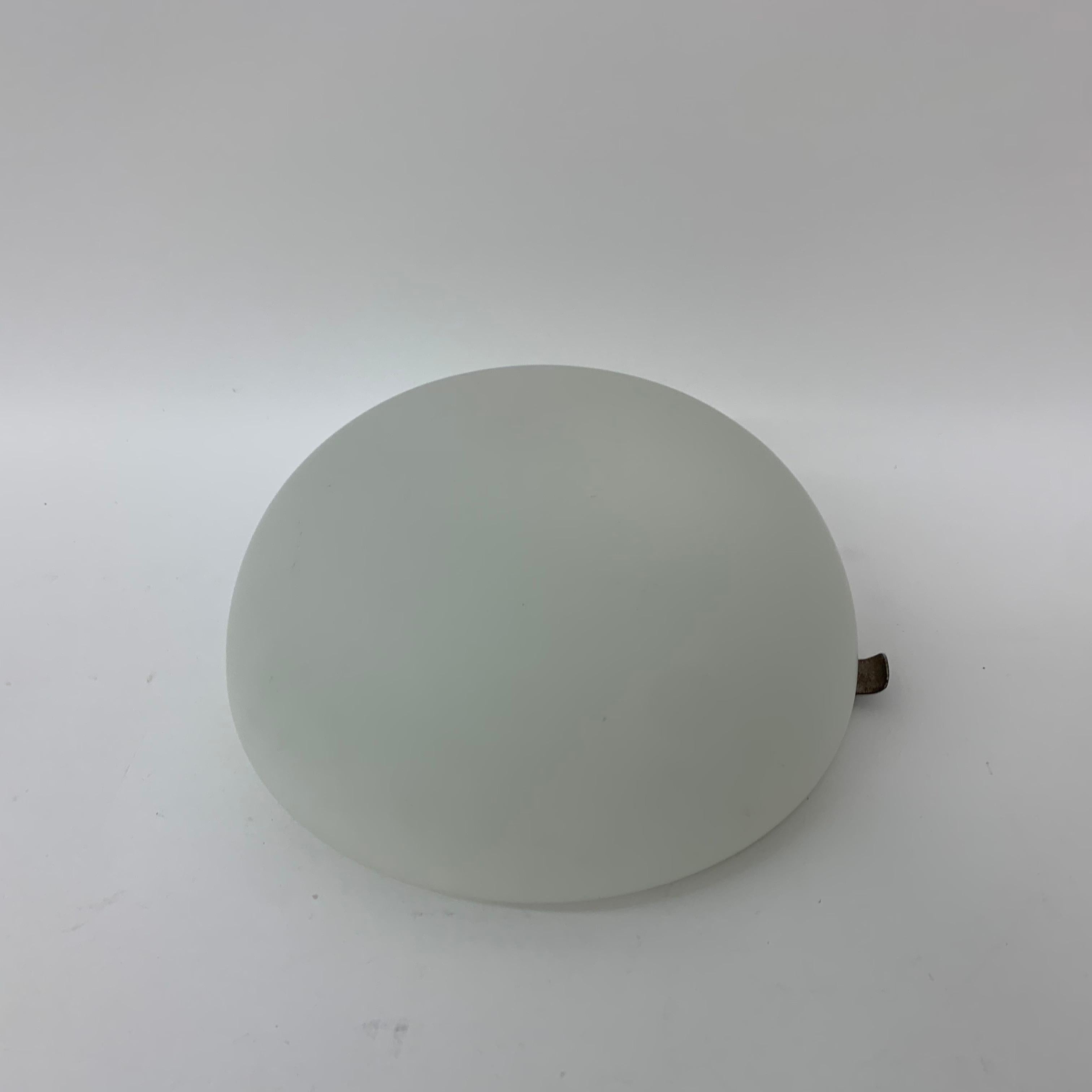 Mid-Century Modern Gispen Ceiling Lamp Dutch Design Matte Glass, 1930s For Sale