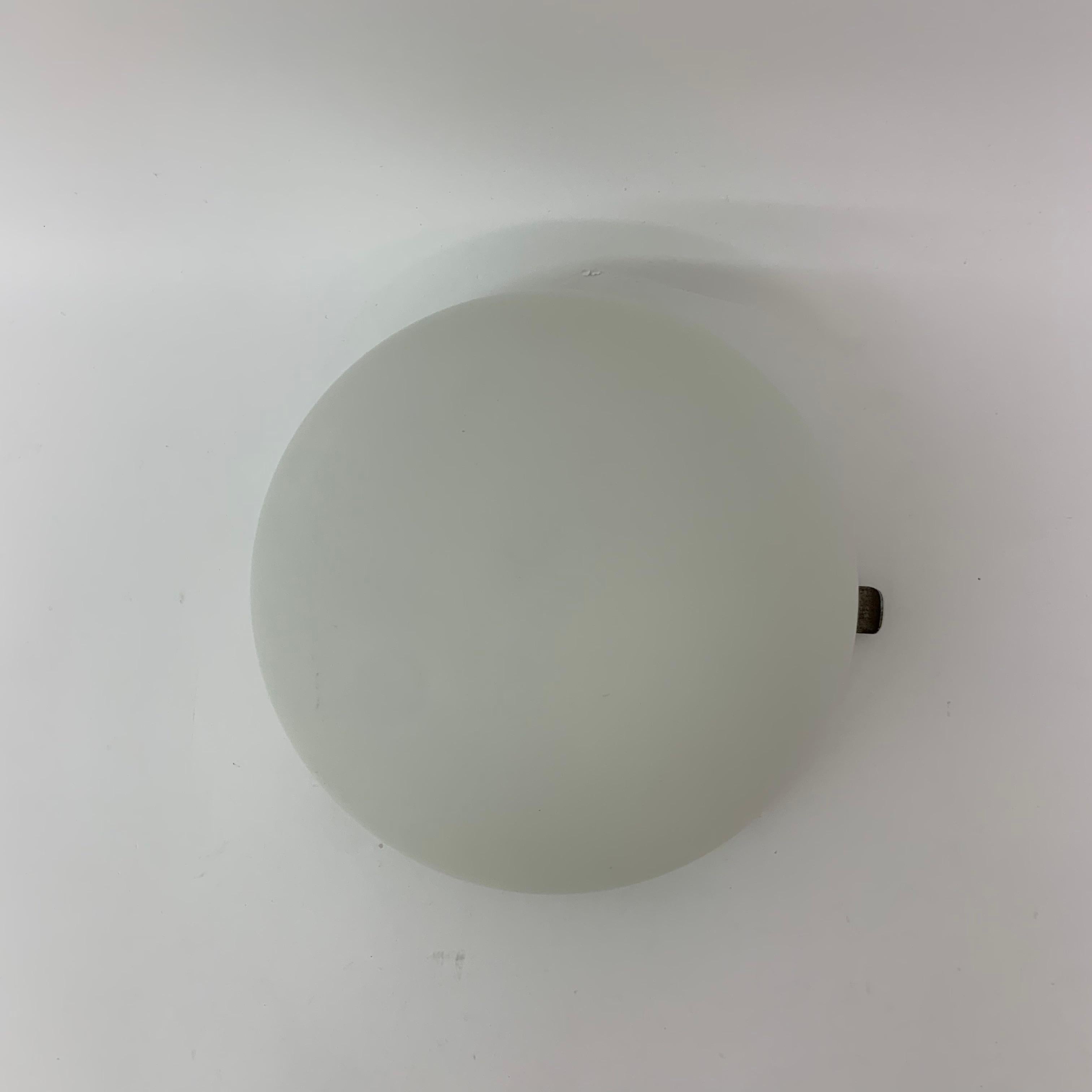 Mid-20th Century Gispen Ceiling Lamp Dutch Design Matte Glass, 1930s For Sale