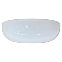 Gispen ceiling lamp Dutch design opaline glass, 1930’s