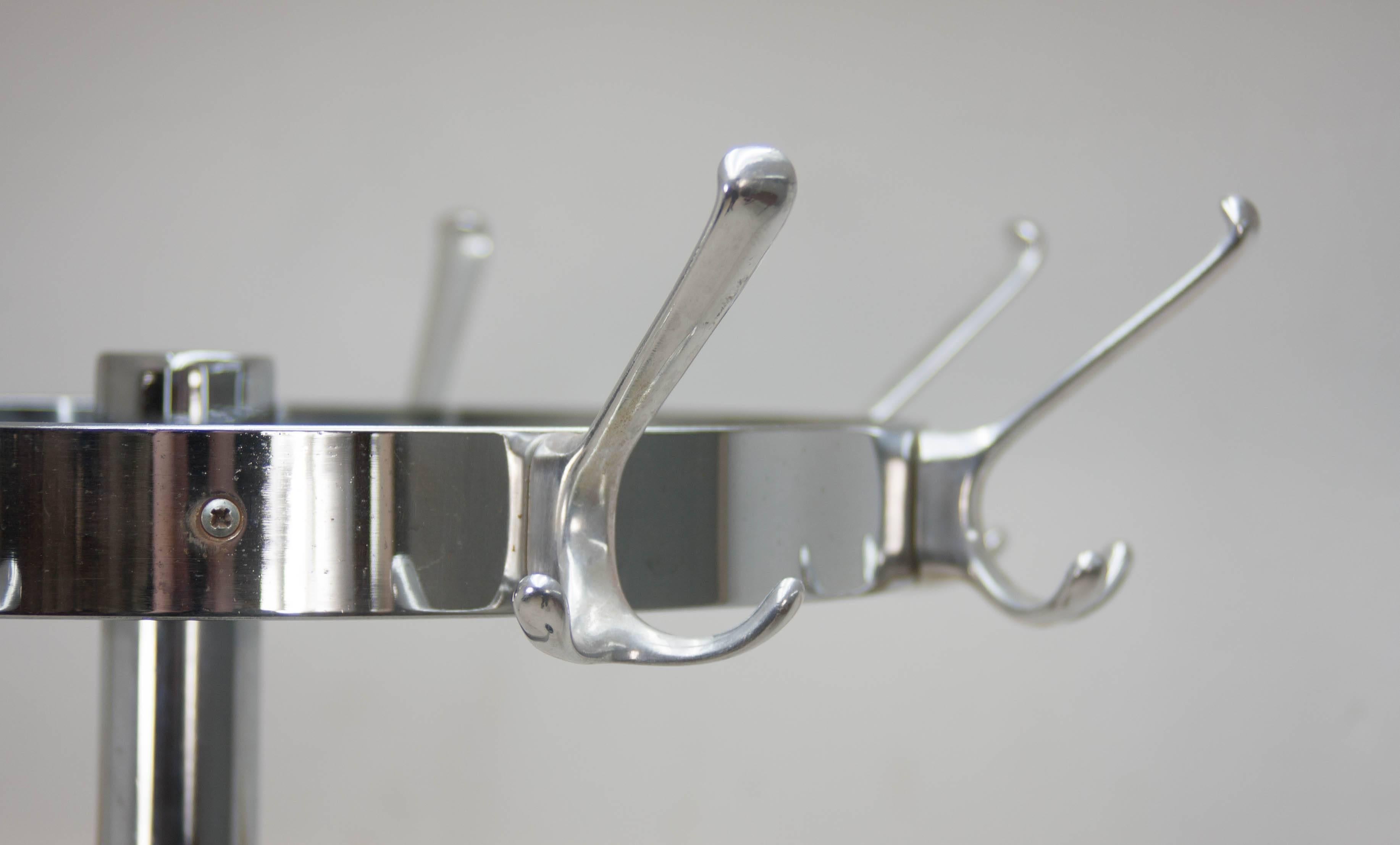 Mid-Century Modern Gispen Chrome Coat Rack, Early 1960s