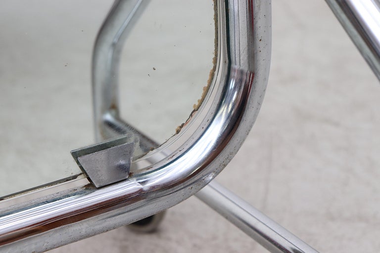 Gispen Chrome Full Length Rolling Mirror at 1stDibs rollspiegel