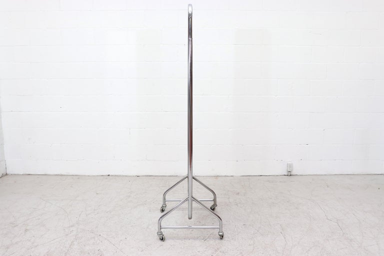 Gispen Chrome Full Length Rolling Mirror at 1stDibs rollspiegel