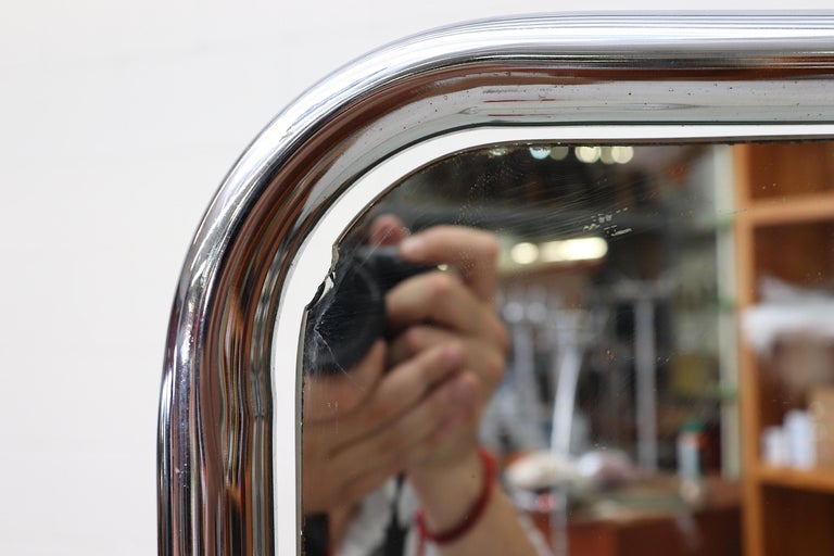 Gispen Chrome Full Length Rolling Mirror at 1stDibs rollspiegel