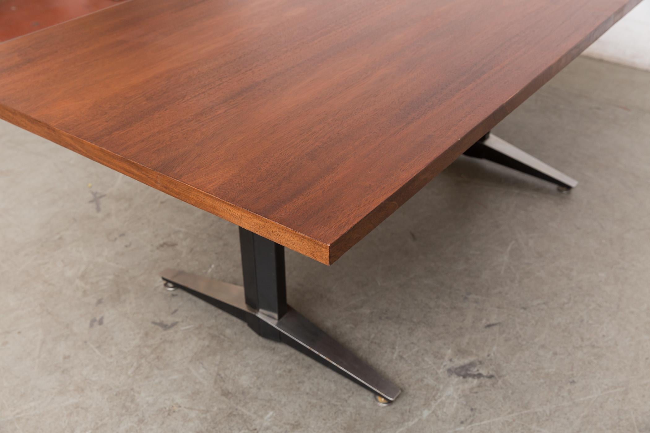 Gispen Dining or Conference Table In Good Condition In Los Angeles, CA