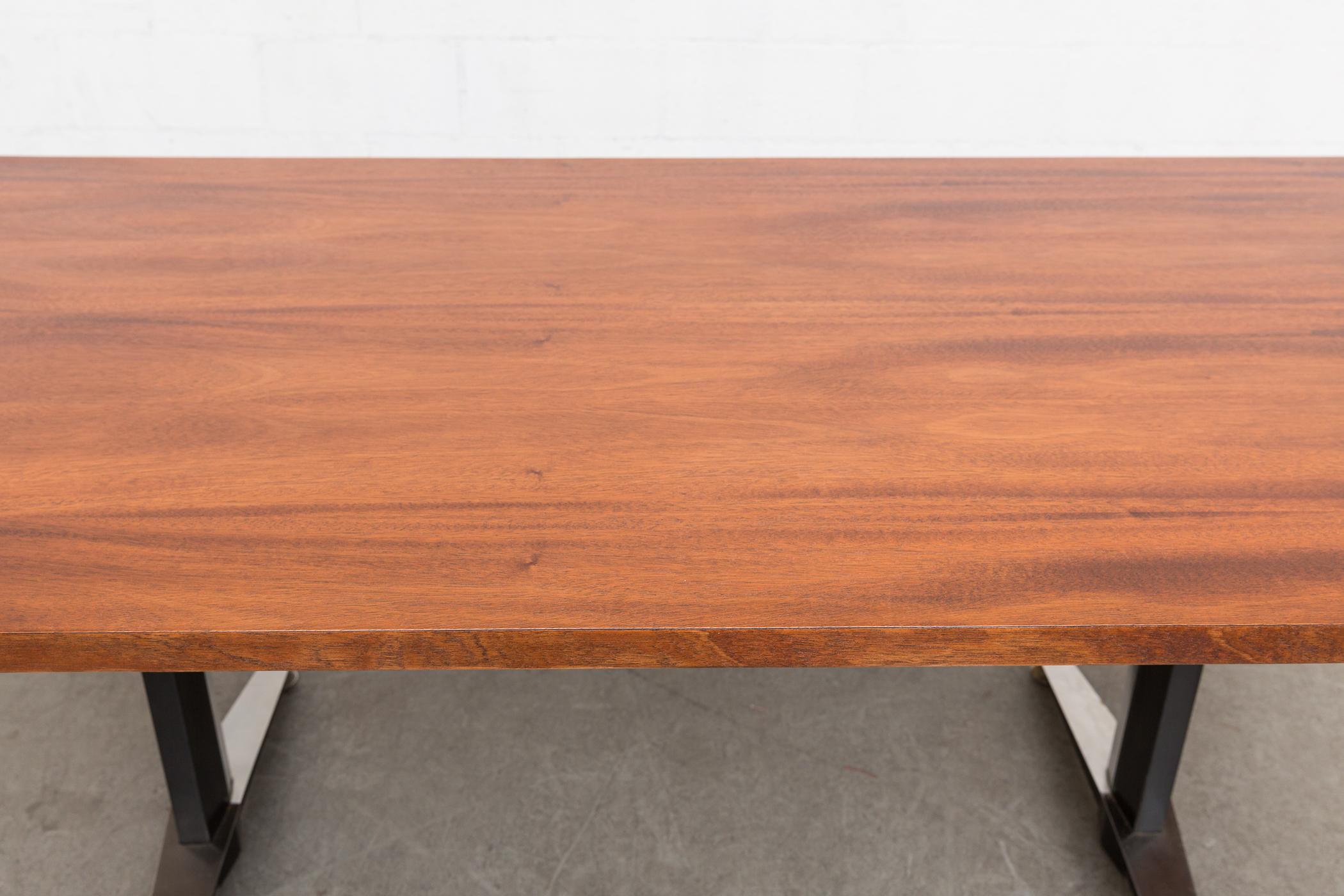 Metal Gispen Dining or Conference Table