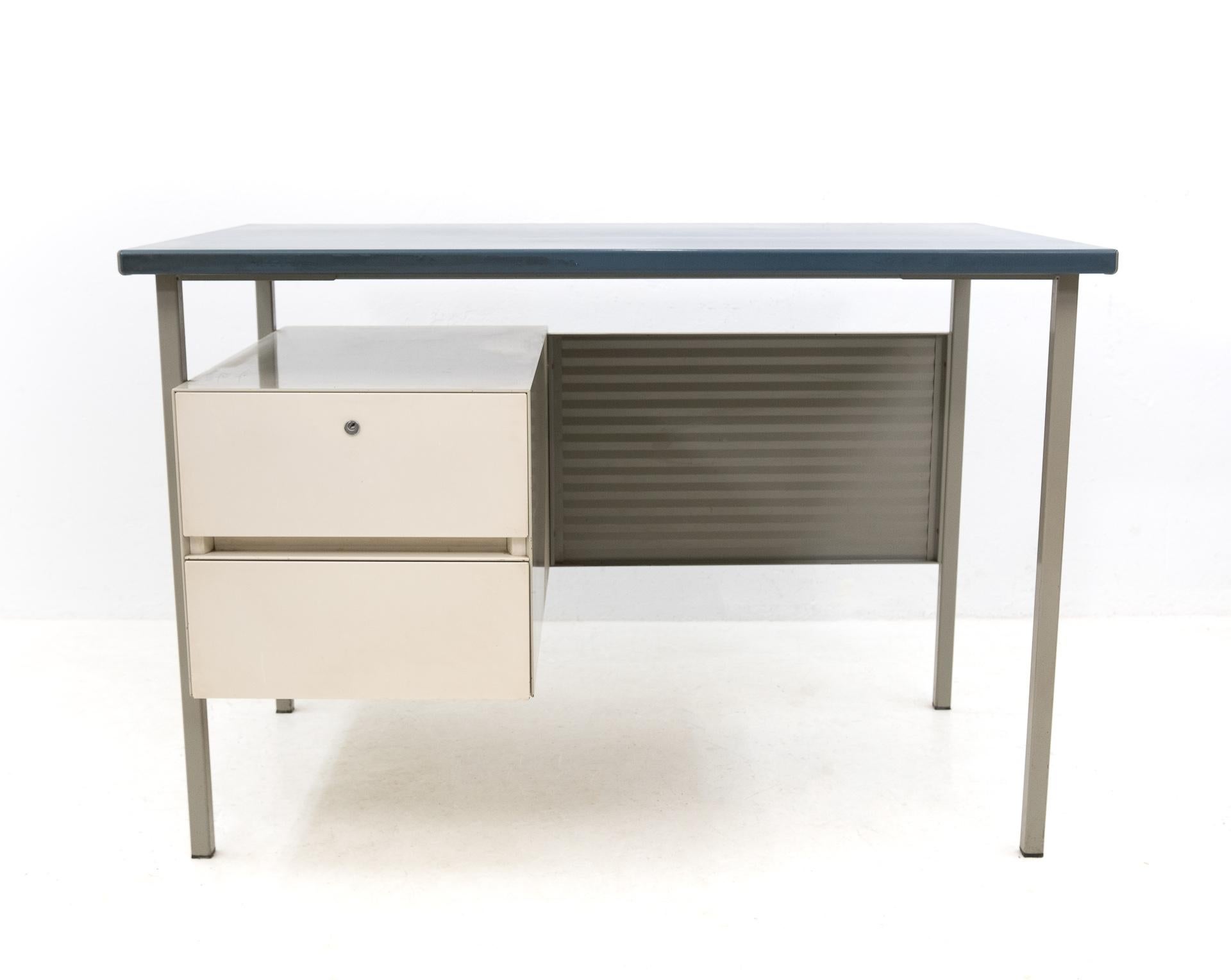 Mid-20th Century Gispen Industrial Desk Holland 1950s Model 3803