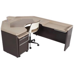 Vintage Gispen KT, Unit Desk and Chair by J.J. Jacobs, 1975