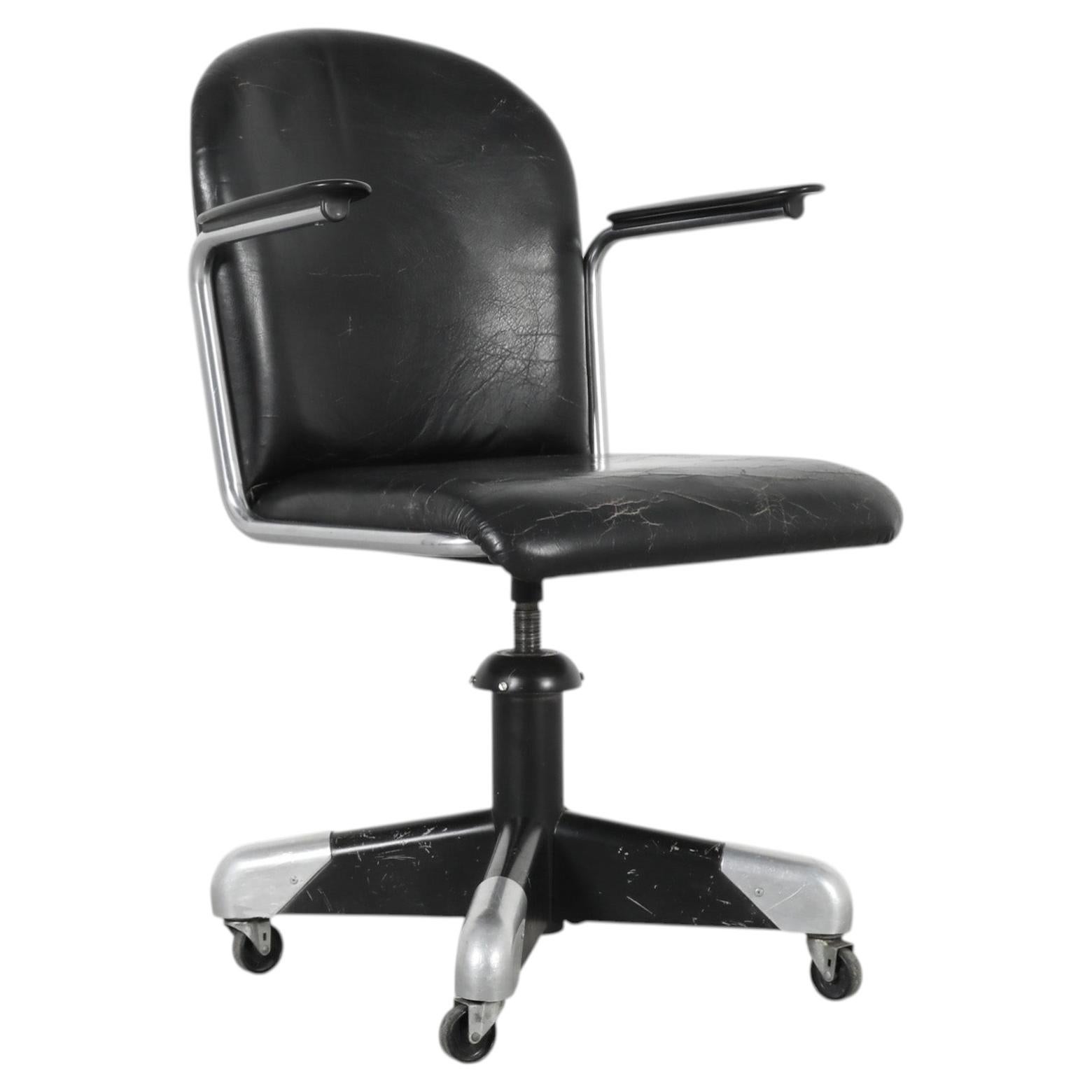 Gispen Model 356 PQ Rolling Office Chair by Willem H. Gispen
