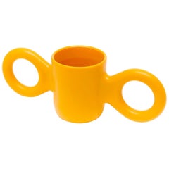 Set of Eight Gispen Orange Dumbo Mug a.k.a. Domoor