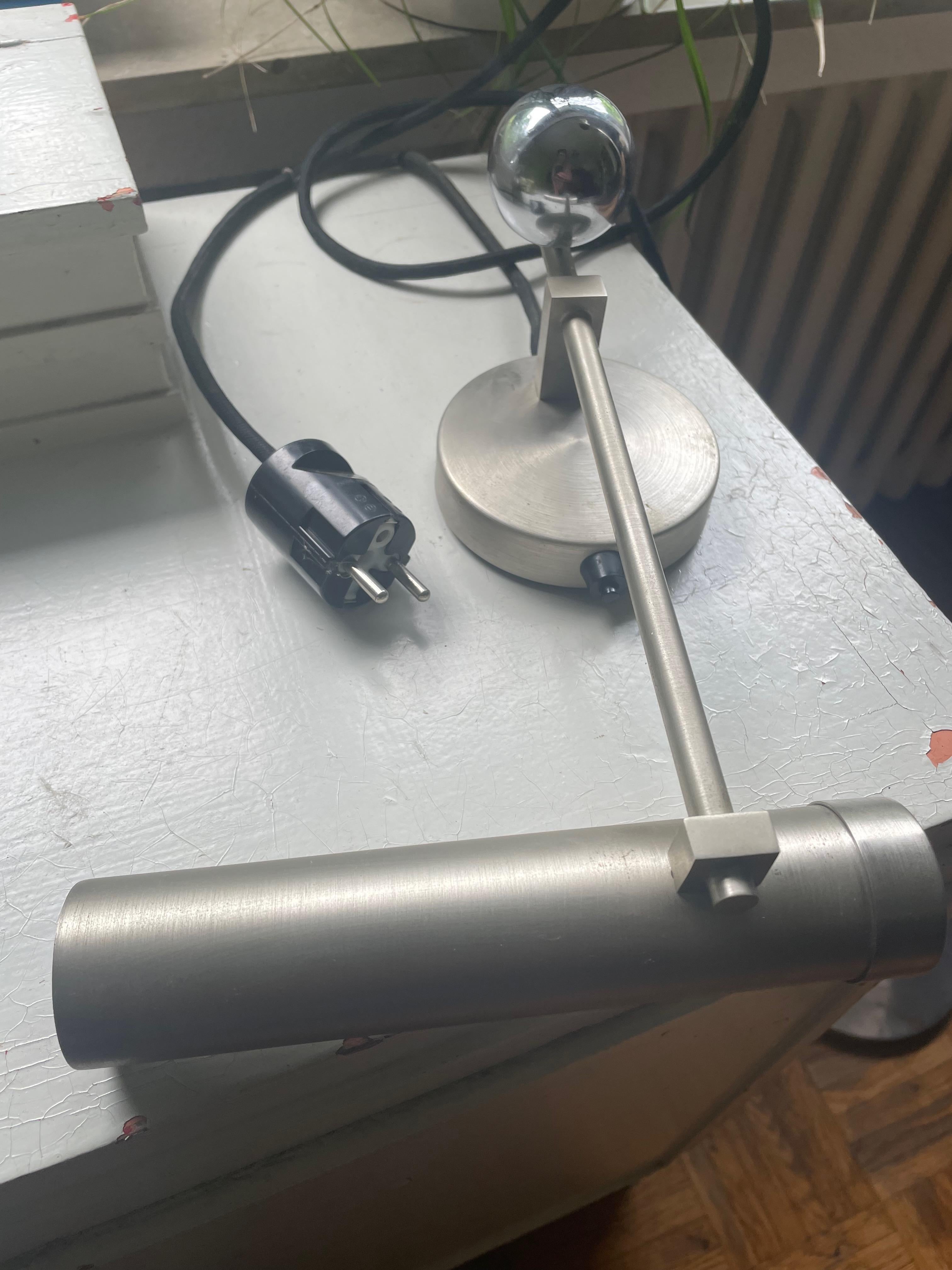 De Stijl Gispen Piano lamp. Designed by P.Oud and H.Gispen 1928. Later version. For Sale