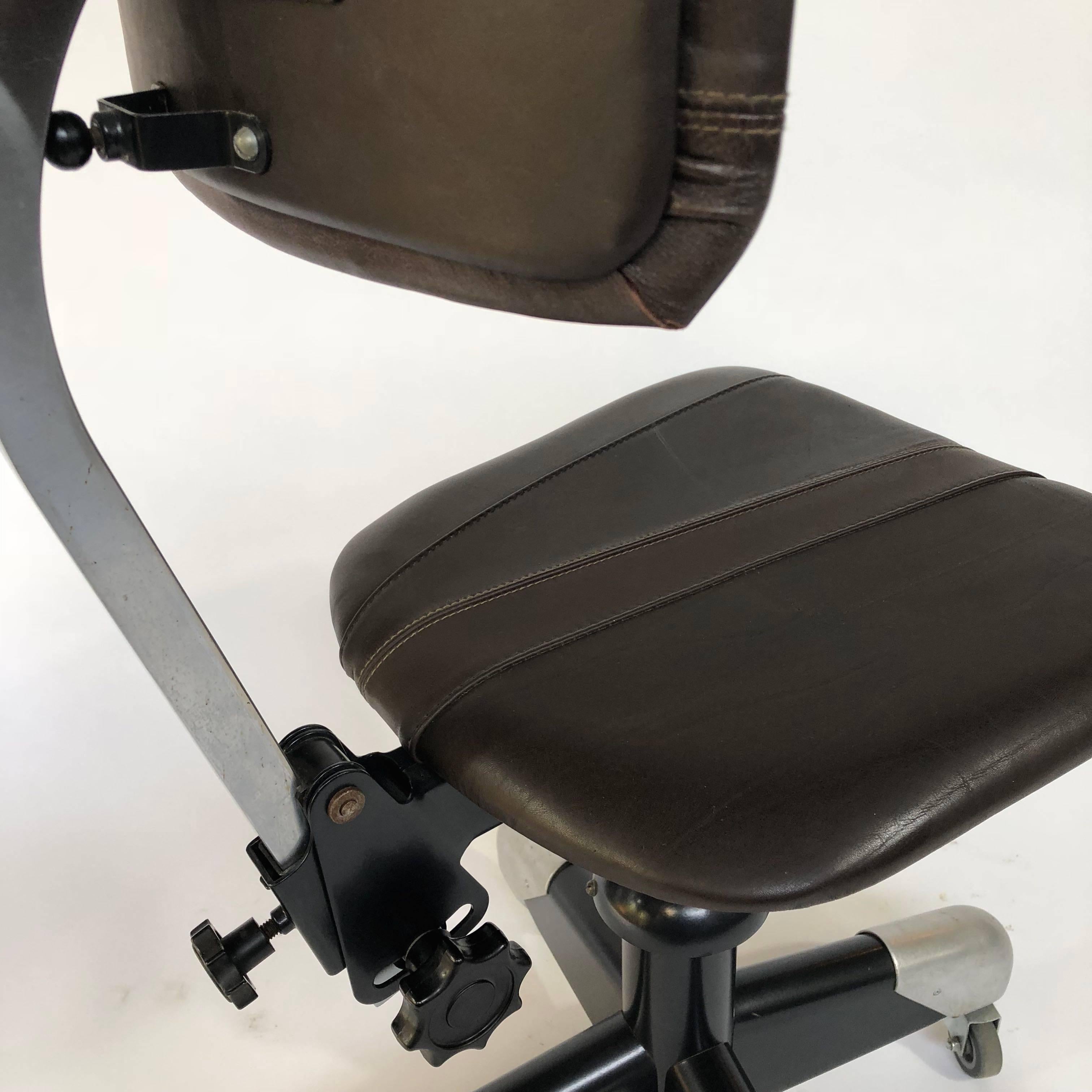 Gispen, CH. Hoffmann 1953 Workchair, Writing Chair 359 PQ In Good Condition For Sale In Achterveld, NL