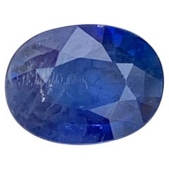 GIT Certified 1.21 Carat Natural Loose Blue Sapphire Gemstone