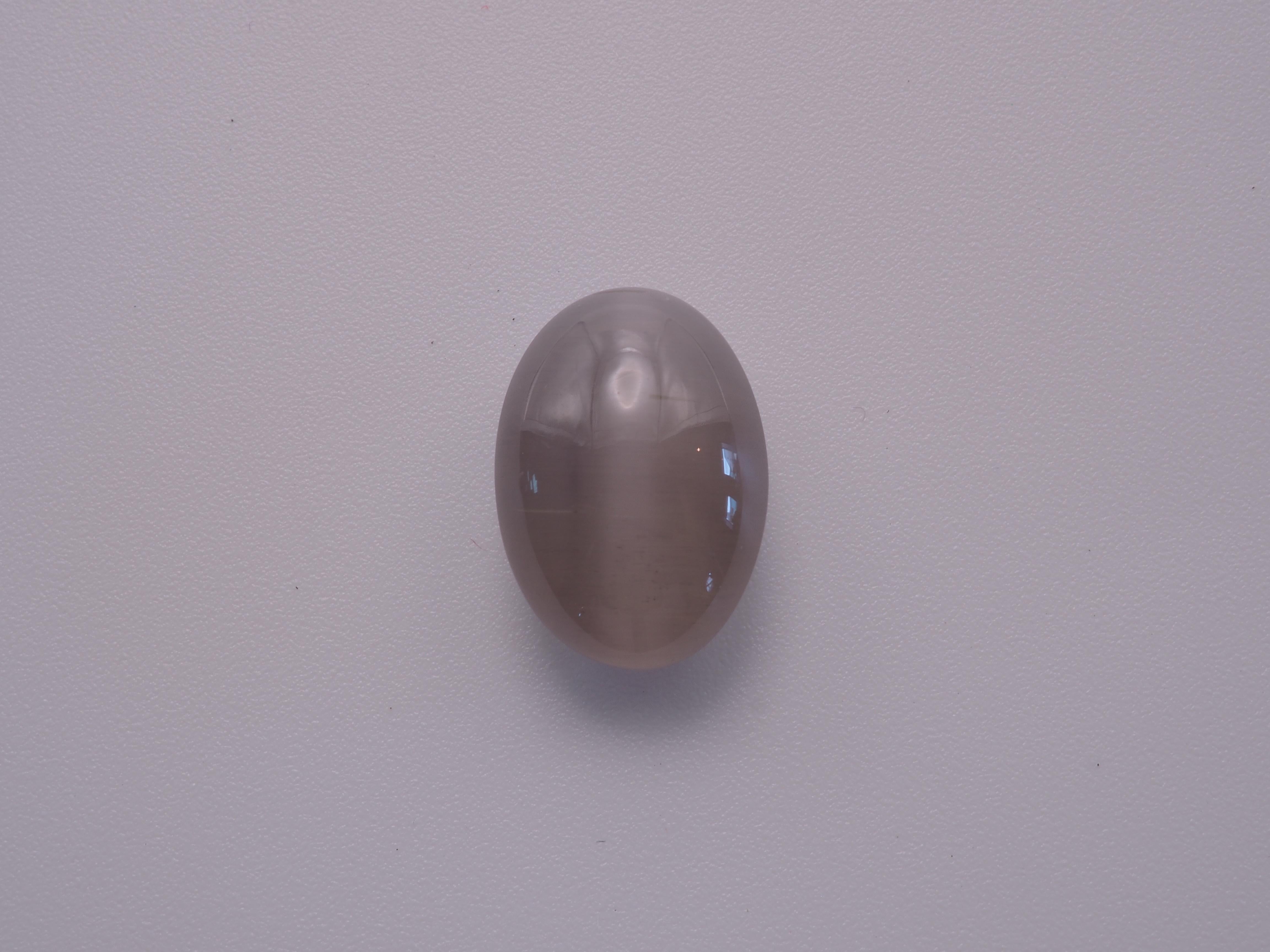 Cats eye fans please do not miss:
Sillimanite cat's eye is a legitimate beautiful gemstone with distinct appearances and allure of its own. The cat's eye on this gemstone very strongly saturated comparable to other species of cat's eye. 

This