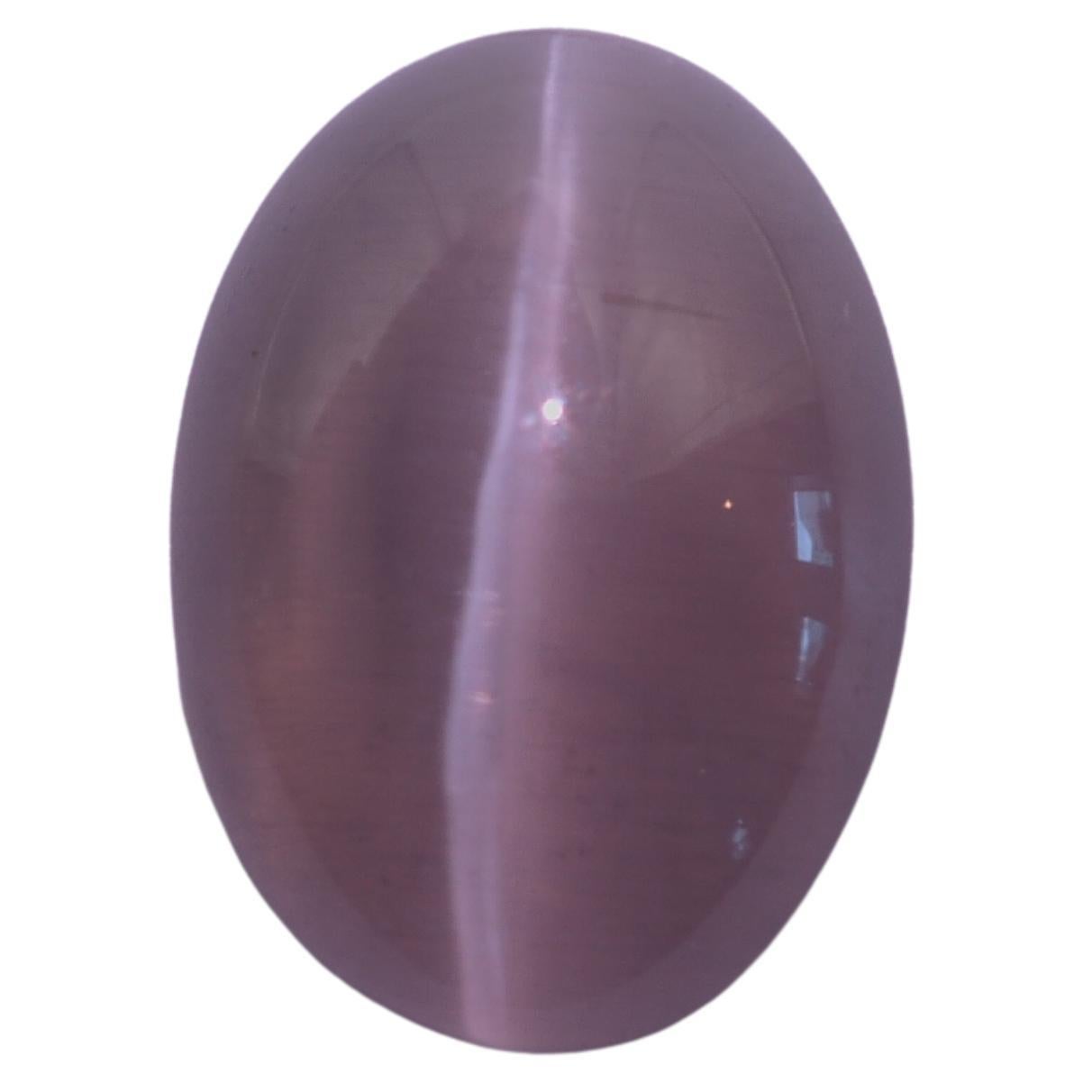 GIT Certified 4.29ct Cat's Eye Sillimanite, No treatment, 10.99x7.80x5.52 mm For Sale