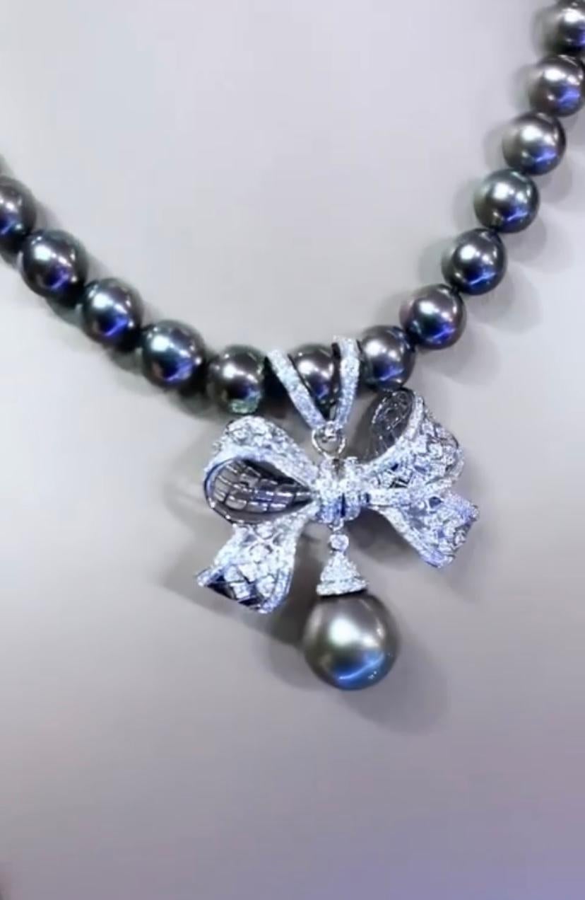 Adorn your self with the epitome of elegance - Tahitian South Sea Pearls necklace. Its luminous luster and radiant shine beautifully reflects sophistication and grace . Each Pearl, a testament to unparalleled beauty, creates a timeless piece of