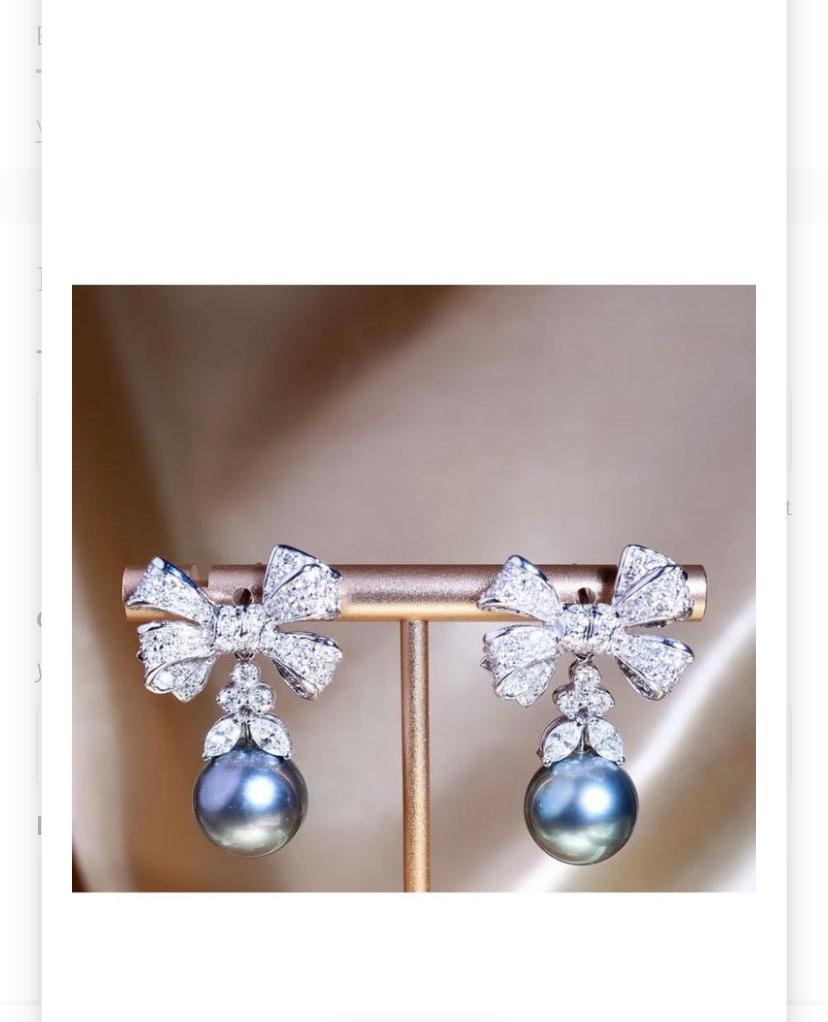 Perles de Thaïlande certifiées GIT  Boucles d'oreilles en or 18K avec 2,48 cts de diamants en vente 2