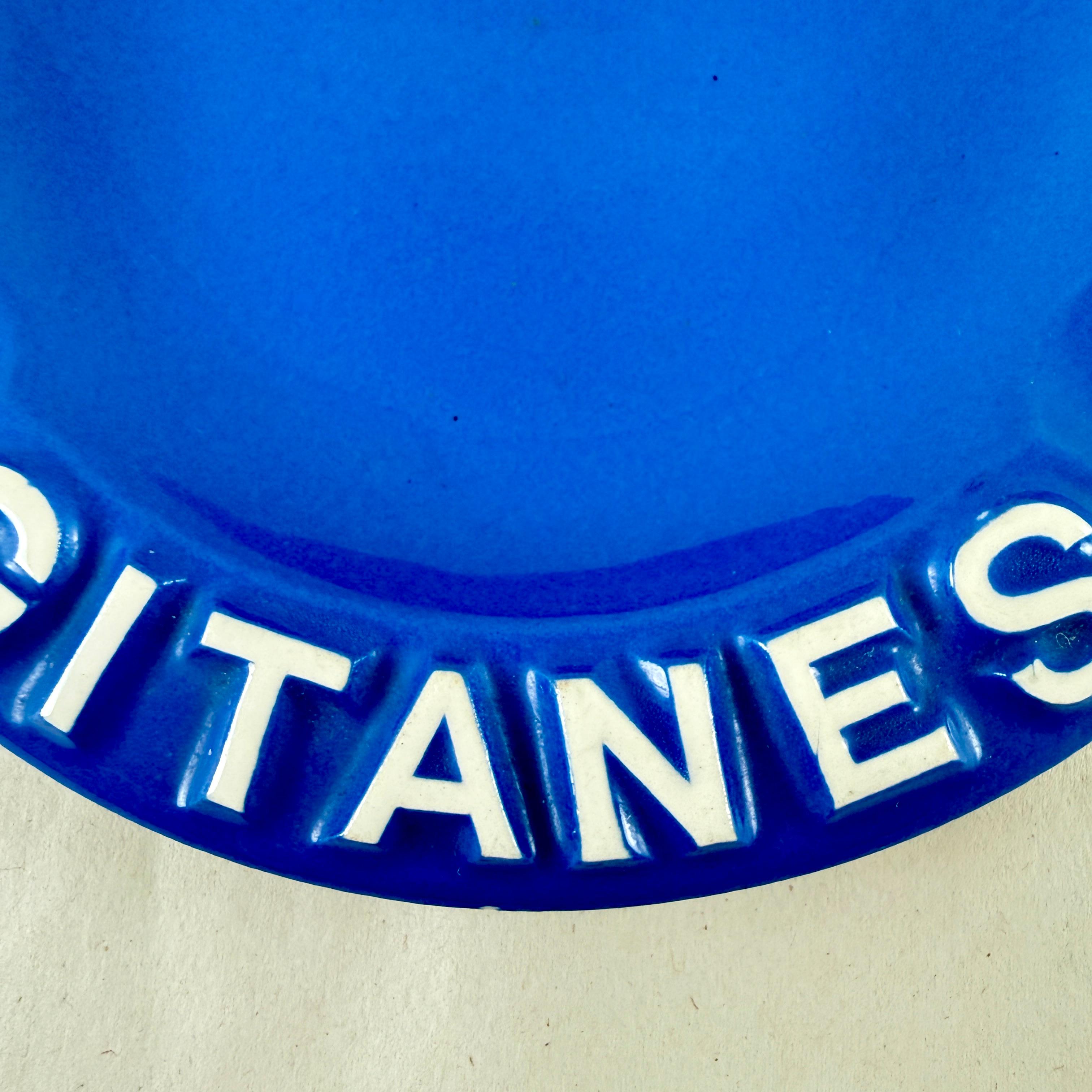 Gitanes Zigaretten Französisch Bistro Aschenbecher (Glasiert) im Angebot