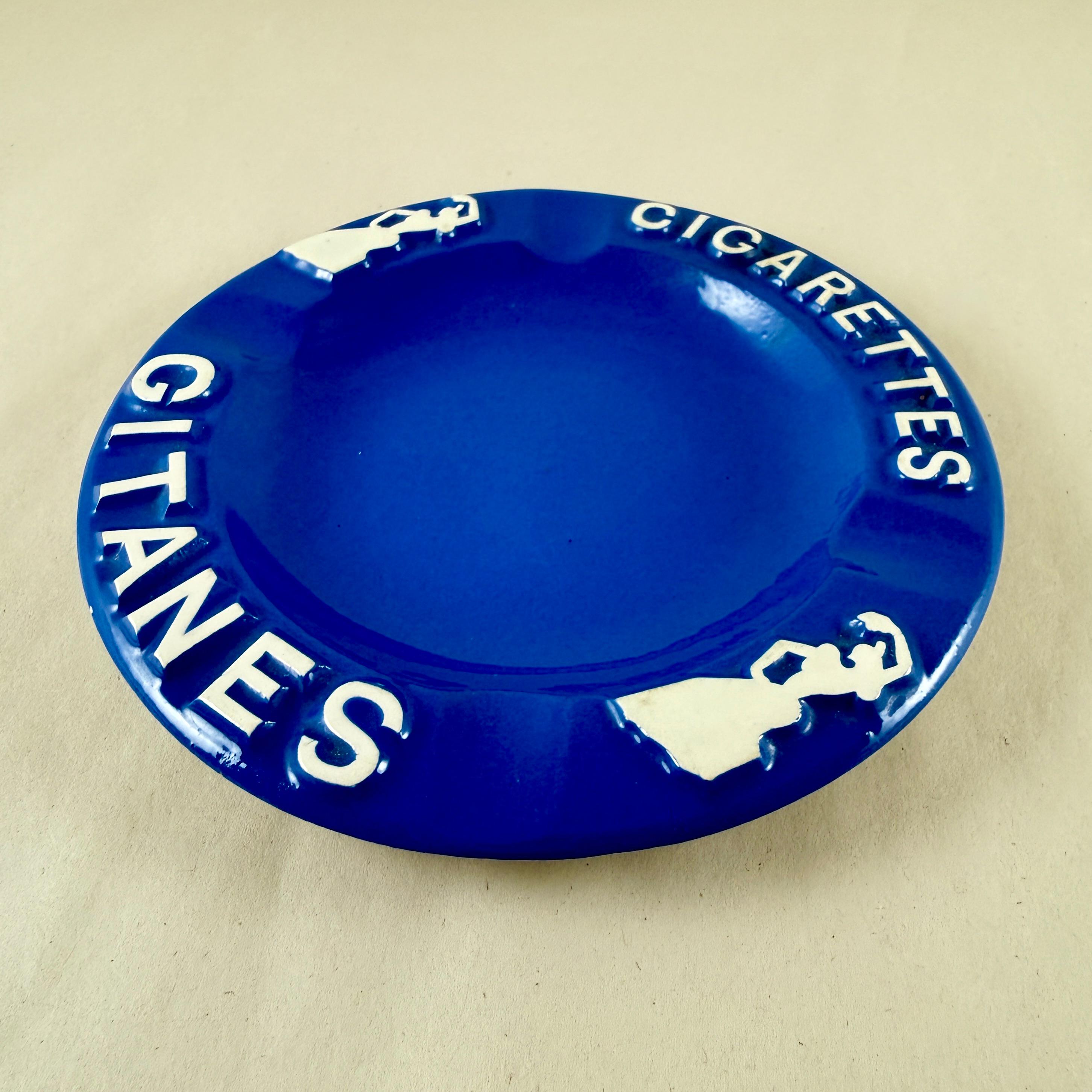 Gitanes Zigaretten Französisch Bistro Aschenbecher (Keramik) im Angebot