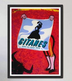 Gitanes - With or Without Filter Original Poster by Yoldjoglou, 1963