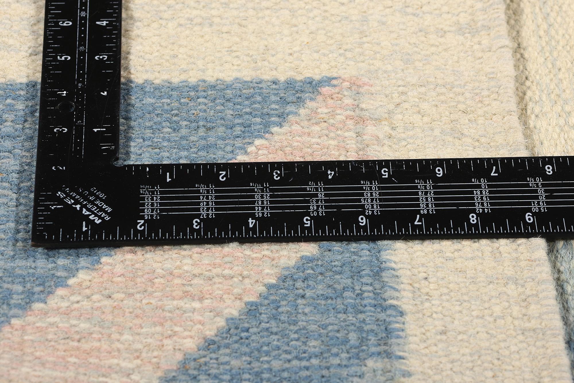 XX secolo Tappeto Gitt Grannsjo Carlsson Vintage Swedish Rollakan in vendita
