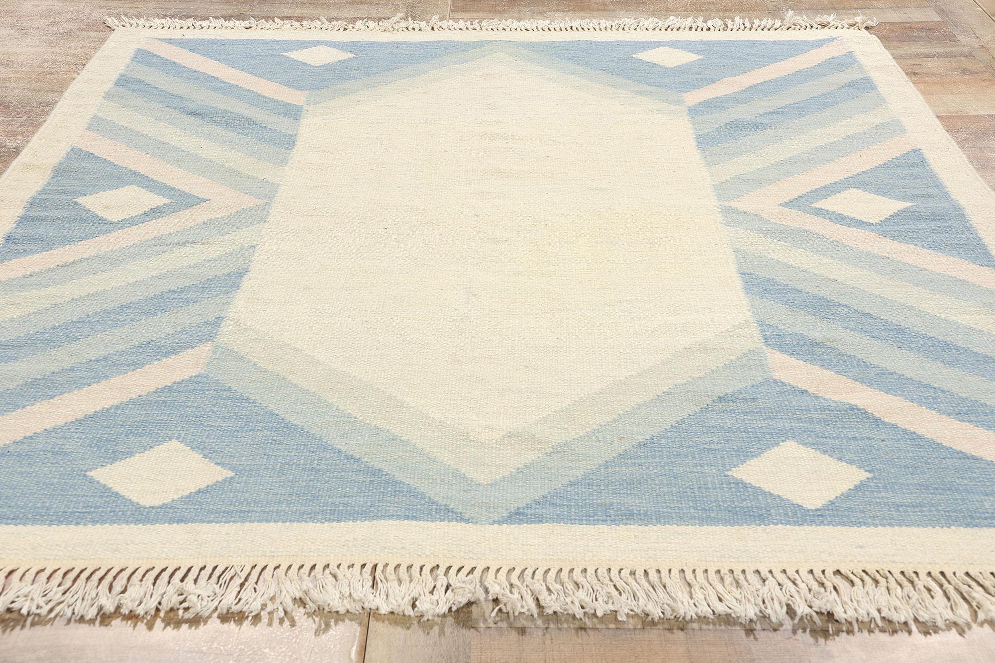 Tappeto Gitt Grannsjo Carlsson Vintage Swedish Rollakan in vendita 1