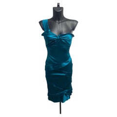 Giucci Fall 2005 RTW Teal Dress by Frida Giannini